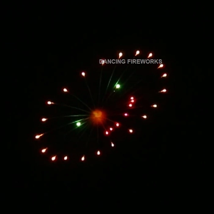 Mortar Fireworks Shells Heart Pattern Shape